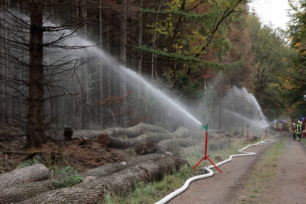 Irrigatore a circonferenza con Storz 55