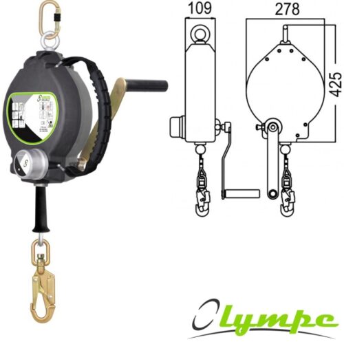 Dispositivo anticaduta OLYMPE con funzione di soccorso - 30 m