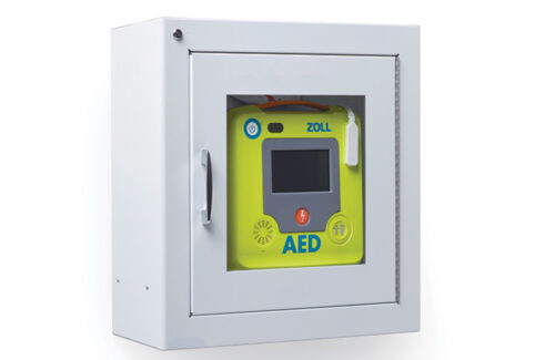 Cassetta da parete bianca per defibrillatore ZOLL AED 3 / AED Plus CPR