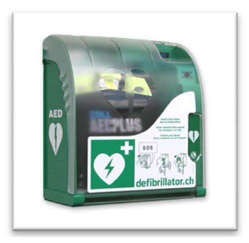 Cassetta da parete AIVIA 100 per defibrillatore ZOLL AED 3 / AED Plus CPR