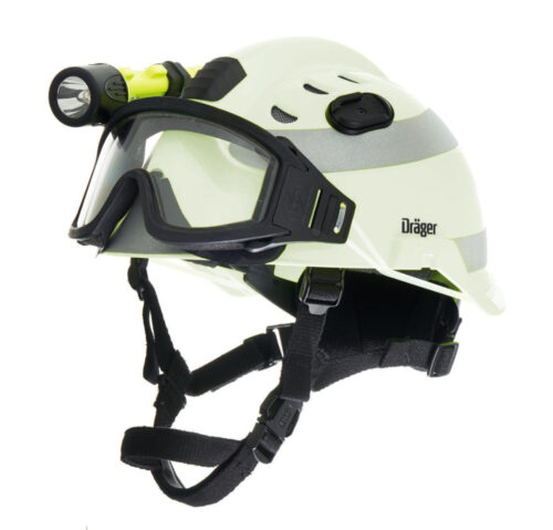 Casco di intervento Dräger HPS 3500 Premium Set incl. occhiali protettivi - fosforescente