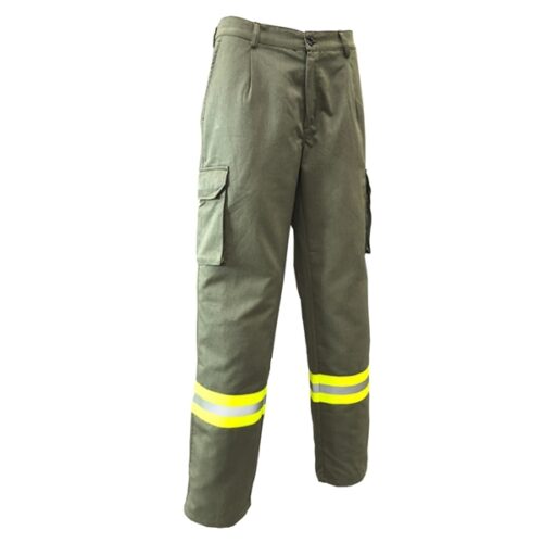 Pantaloni antincendio forestale VALLFIREST - oliva