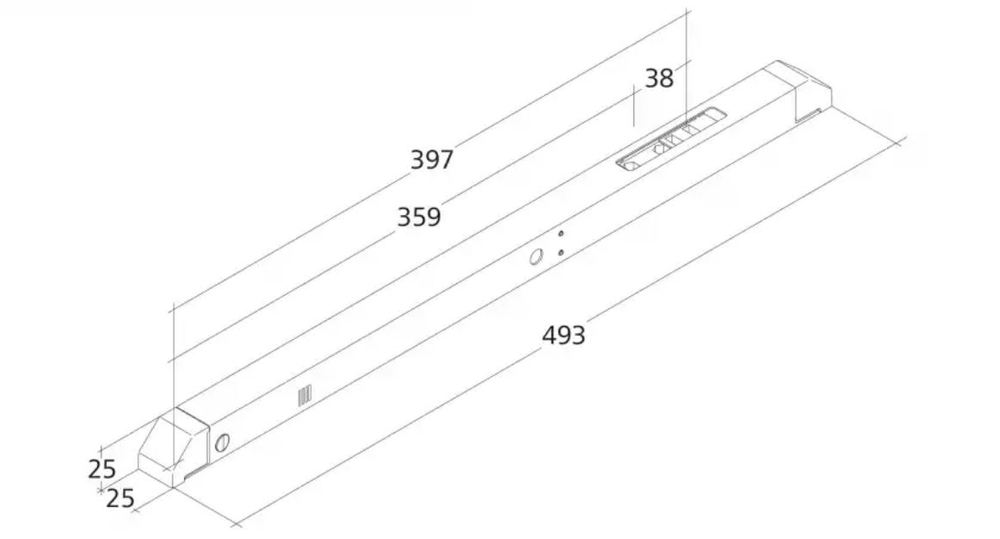 Attuatore lineare VLD 51, 500 N / 38 mm