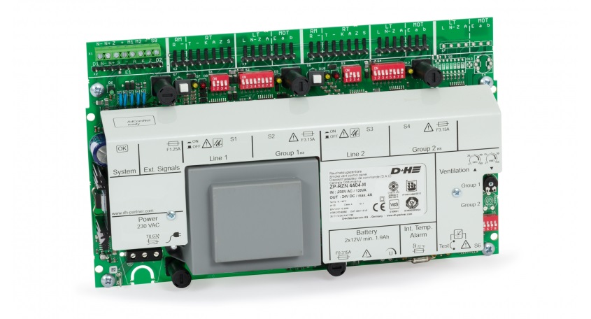 Scheda centrale RZN 4404-M, 4A, 2 linee, 2 gruppi AdComNet - ZP RZN 4404-M AdComNet