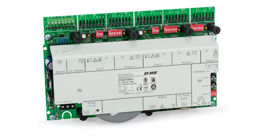 Scheda centrale RZN 4408-M, 8A, 2 linee, 3 gruppi AdComNet - ZP RZN 4408-M AdComNet