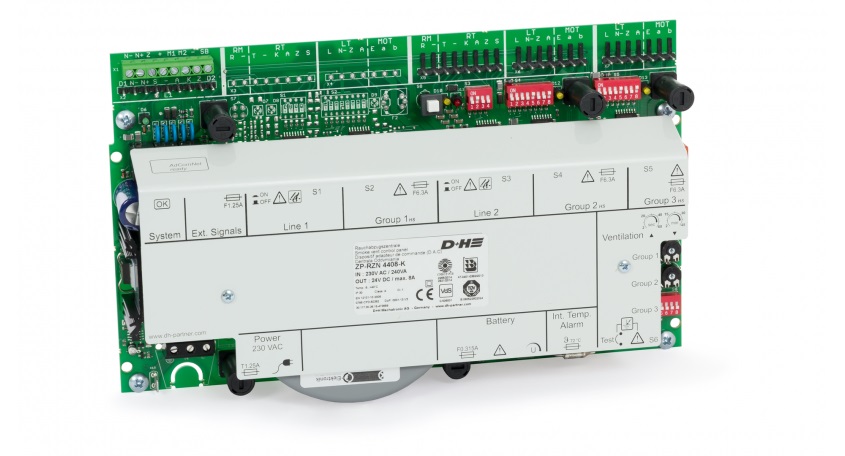 Scheda centrale RZN 4408-K, 8A, 1 linea, 2 gruppi AdComNet - ZP RZN 4408-K AdComNet