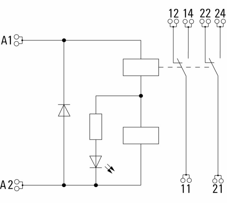 Relè di separazione CR-1 24 V DC - CR-1