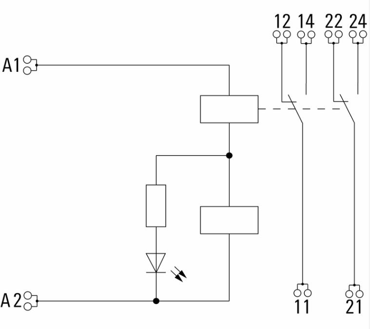 Relè di separazione CR-5 230 V AC - CR-5