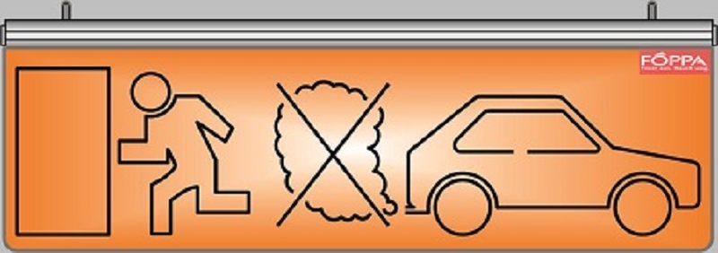 Dispositivo luminoso di emergenza con pittogramma specifico per oggetto - LT-24V-Obj.