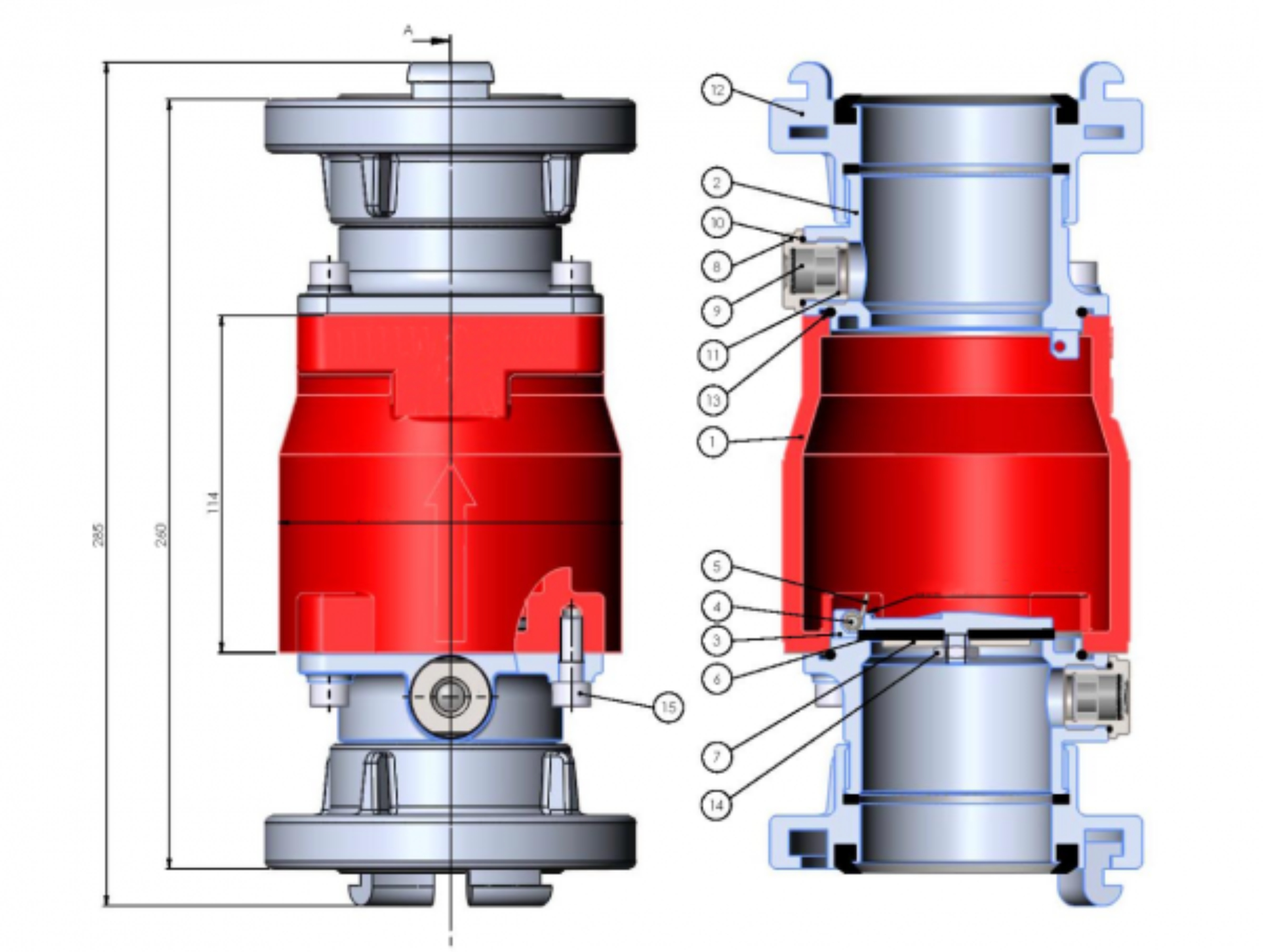 Dispositivo anti-ritorno con ventilazione - Storz 75