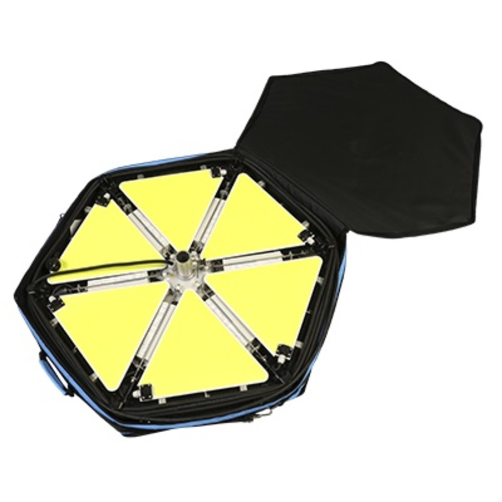 Illuminazione mobile di grande superficie POWERMOON® HEXASPACE®