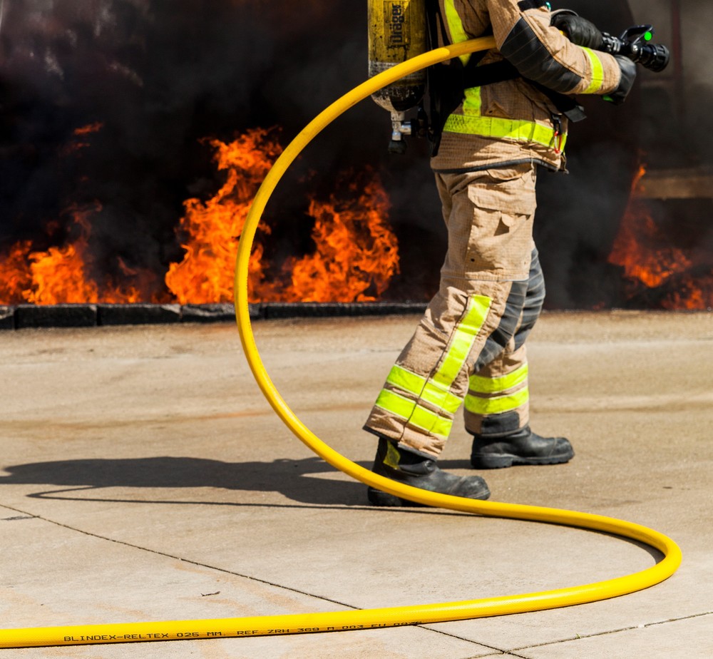 Tubo antincendio BLINDEX® gommato internamente ed esternamente