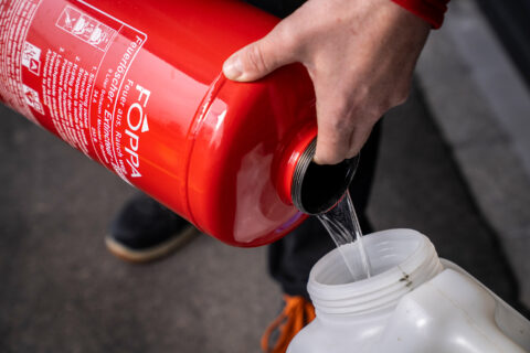 Fluorfreie Löschschaummittel