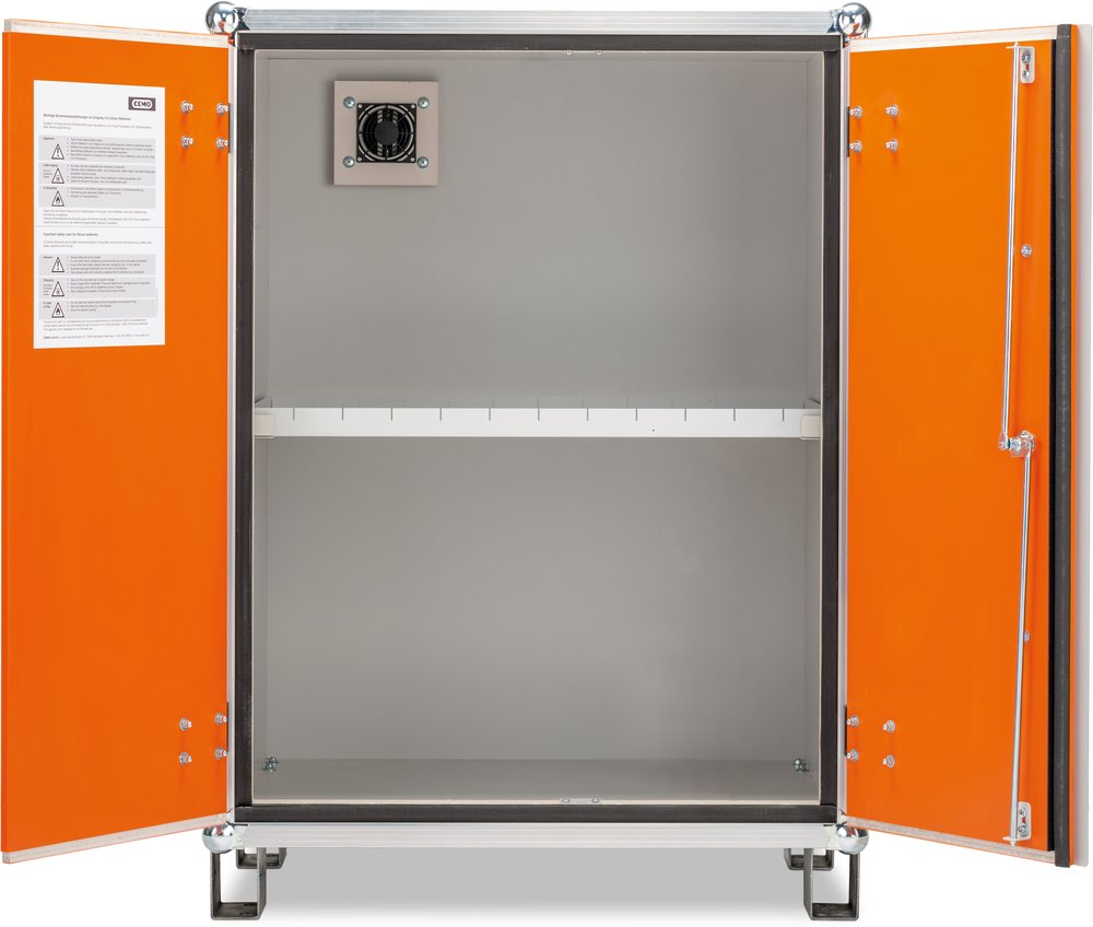 CEMO lockEX - Armadio per batterie 8/10 con piedini regolabili